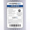 Hydronix HX-CB-25-2010/3 Universal NSF Coconut Activated Carbon Block Water Filter,