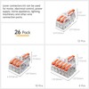 GKEEMARS 26Pcs Compact Splicing Connectors Wire Connectors Kit 2, 3