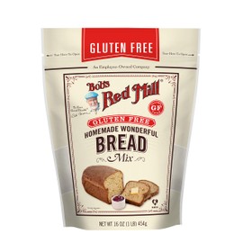 Bob's Red Mill Gluten Free Homemade Wonderful Bread Mix, 16oz (Pack of 4) - Gluten Free, Kosher