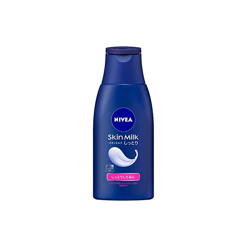 [Set of 2] Nivea Skin Milk, Moist 4.2 oz (120