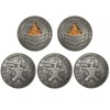 5pcs Dumpster Fire Challenge Coins The Strongest Steel is Forged