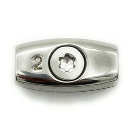 Wire Rope Clamp Stainless Steel A4 Egg Shape Diameter 5 mm Pack of 5 [Choice of Sizes 2-6 mm] Rope Clamp for Wire Ropes Stainless Steel V4A - AISI 316 Torx TX30 (Diameter 5 mm, Pack of 5)