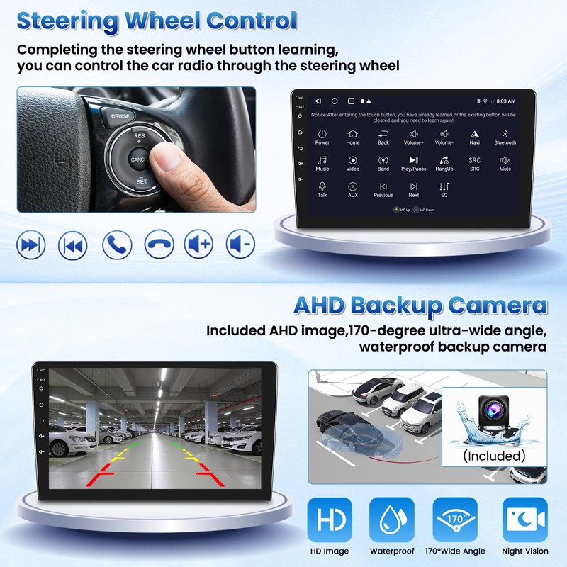Fuluku【for Mitsubishi Outlander 2008-2015】 2+32G Double din Car Stereo Android