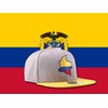 Underground Kulture Colombia Adjustable Flat Peak Snapback Hat World Cup