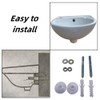 XingCRYao Bathroom Basin Sink Wall Mounting Kit, 2 Sets, Screws,