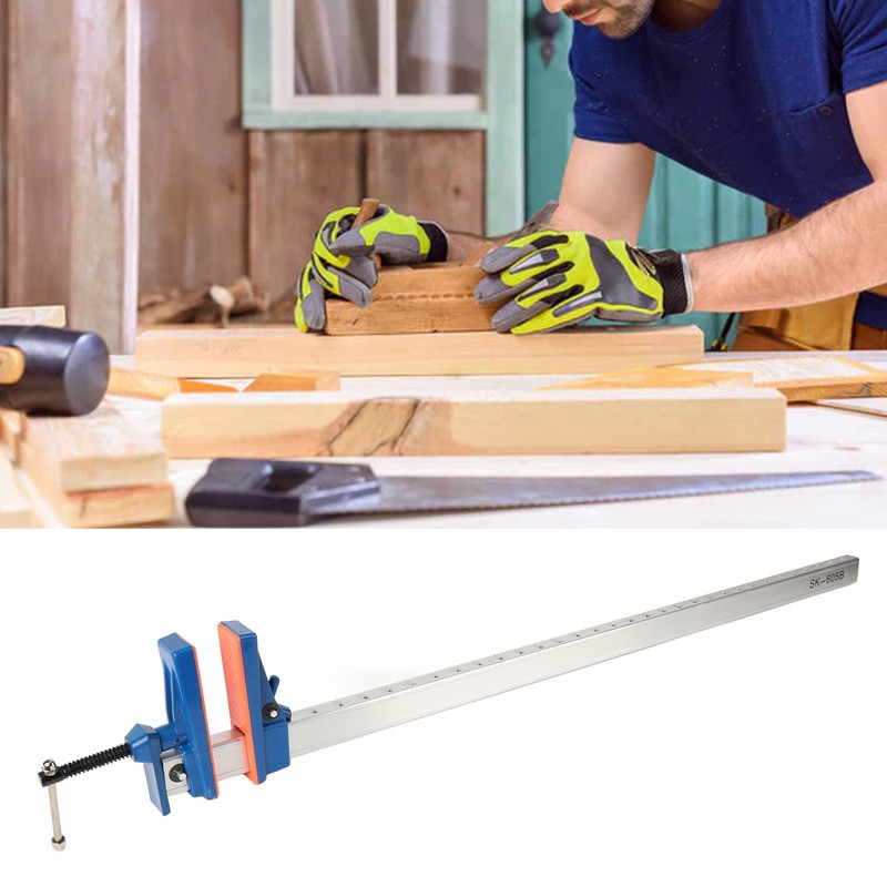 Woodworking F Clamp Aluminum Alloy Fast Adjustment Stable Fixation Quick