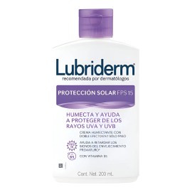 Crema Corporal Lubriderm Protección Solar Fps15 200ml