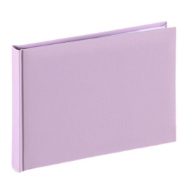 Hama Photo Album 24 x 17 cm (Photo Book with 36 White Pages, Album with Glassine Dividers, Photo Album for DIY and Sticking) Pink Pastel