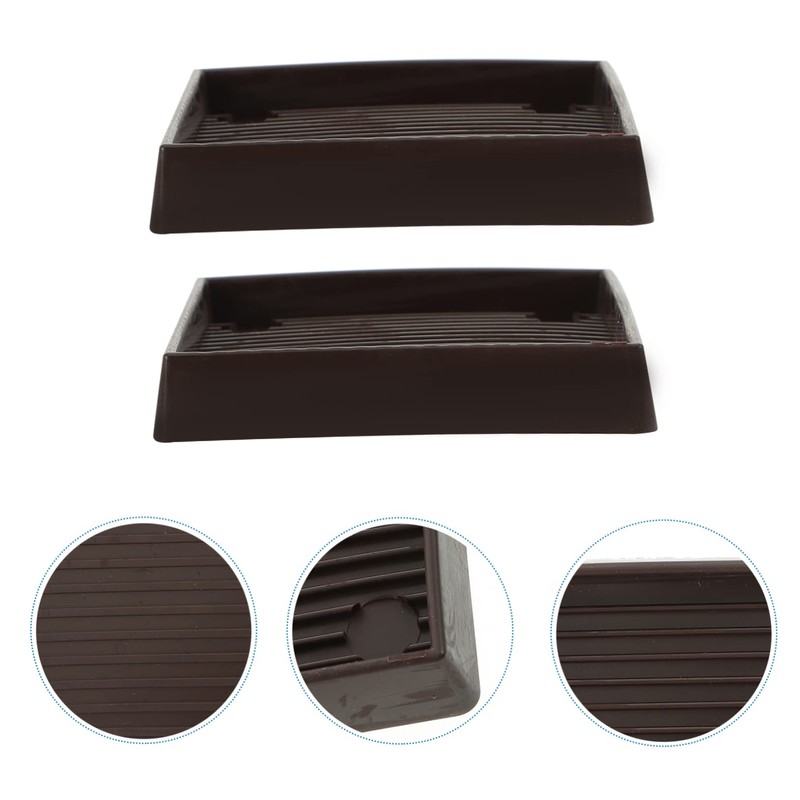 COHEALI 4Pcs Non Slip Furniture Caster Cups Durable Floor Protectors