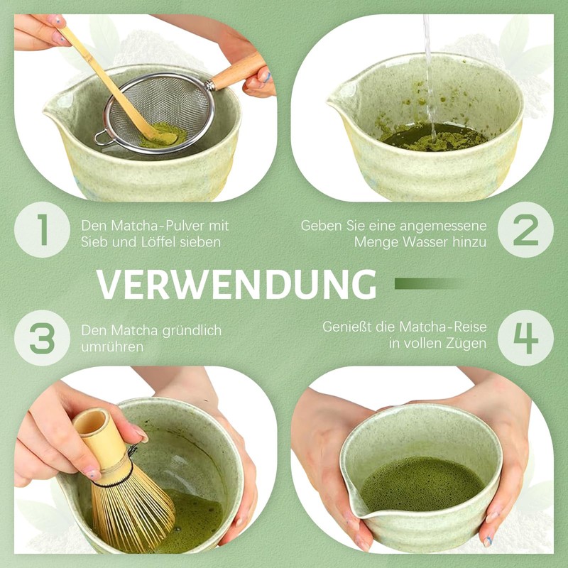 Premium Matcha Set Complete - 7-Piece Organic Tea Ceremony Accessories