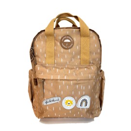 Mama Poppins Germany Nursery Backpack from 3 Years Mint with Lucky Child Patch, brown