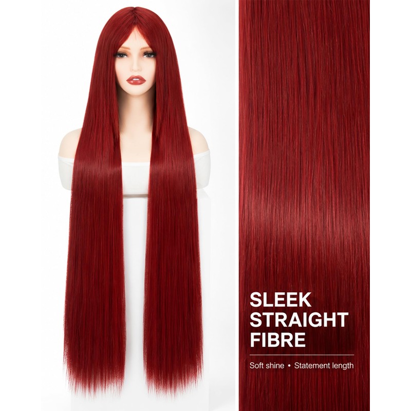 Rose bud Halloween Cosplay Wig Red Sally Costume Wigs for