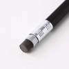 MUJI 61415826 Wooden Axis Hexagonal Mechanical Pencil with Eraser, Black,