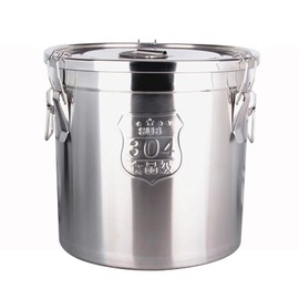 WQV 3.2Gal Container with Lids, 304 Stainless Steel Container, Airtight Canister, Flour Sugar Storage Containers, 12L Food Storage Container for Coffee Bean, Grain