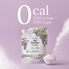 My Normal Keto Powdered Allulose 16oz - Allulose, Monk Fruit & Stevia Blend, 99.8% Allulose, 1:1 Sugar Substitute, Non GMO, Gluten Free, Zero Calorie Sweetener - 0g Net Carb, No Sugar