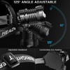 AKNEAR Rechargeable LED Headlamp Super Bright, 99000 High Lumens Head