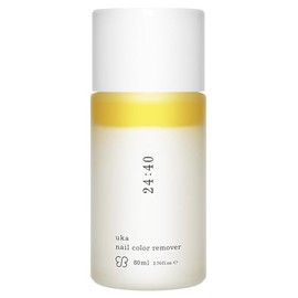 uka Nail Color Remover 24:40 (Vanilla & Lavender Scent) 2.7 fl oz (80 ml) / Bleaching Solution Nail Off Self Nail