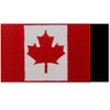 Canada Flag Embroidered Patch Canadian Maple Leaf Embroidered Fastener Hook