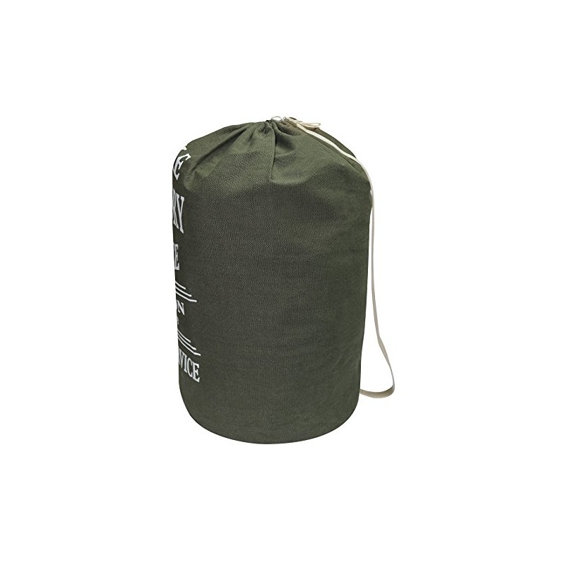 Real Home Innovations Heavy Duty Large Canvas Laundry Bag, Green