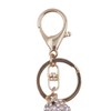 AIBEARTY Crystal Rhinestone Fish Keychain Pretty Cute Marine Animal Goldfish