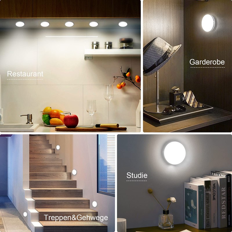 Electight Solar Night Light with Motion Sensor, 2 Pack 8