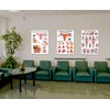 Female Large Poster Set, Include Preganancy and Birth, Female Anatomy,