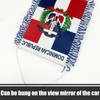TOPFLAGS Dominican Flag 4 X 6 Inch Fringe Dominican Republic