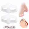 PEDIMEND Two Hole Gel Small Toe Separator (12 PACK) -