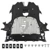 JISKAIAI Engine Splash Guard Under Car Shield Cover Board,Lower Engine