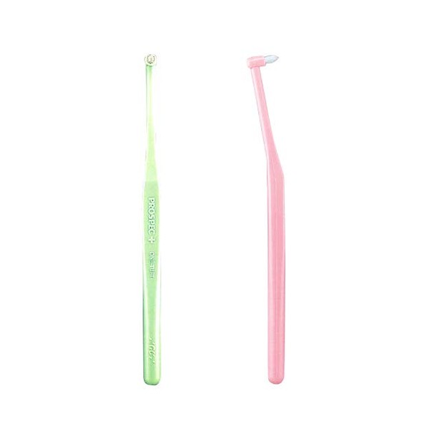 Prospec Plus One Tuft Toothbrush, 20 Pieces, Bristle Firmness, Regular