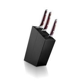 EVA SOLO | Angled Aluminum Knife Stand | Holds up to 20 knives (Sold Separatly) | Easy to Clean | Danish Design, Functionality & Quality | Black