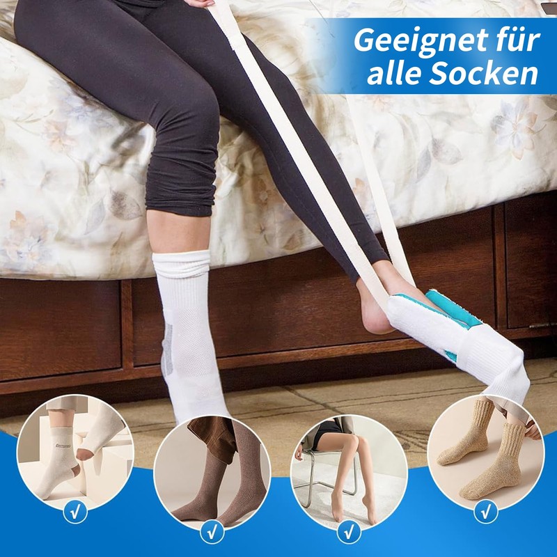 Molkor Sock Dressing Aid for Socks and Stockings, Stocking Aid