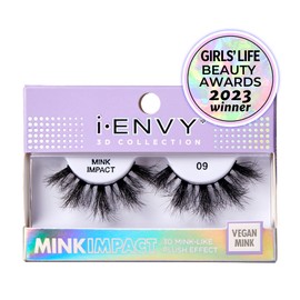 i-Envy False Lashes 3D Mink-Like Plush Impact Natural to Dramatic Vegan Eyelashes