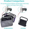 Bed Rails for Elderly Safety with Adjustable Heights Storage Pocket