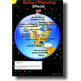 Global Warming Effects - Classroom Science Poster