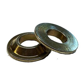 Pair 3/4" Bore Cone Spacer – .250" Thick, Mounting Width 1.38" | Heim Joint Rod End Misalignment Cone Spacer | Suspension, Steering & Off-Road Fabrication