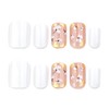 Square Press on Nails Short Fake Nails Pink False Nails