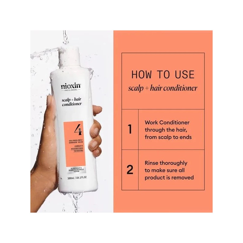 Nioxin Scalp + Hair Thickening System 4 Conditioner 300ml