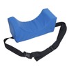 Head Positioner Pillow Blue PU Leather Breathable Comfortable Neck Support