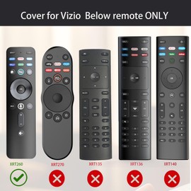 3PACK Case Cover for VIZIO XRT260 Remote, Purple Blue Red