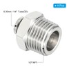 sourcing map Push to Connect Fitting, 2 Pcs 304 Stainless