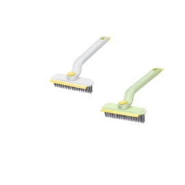 Brush Cleaning Bath Scrubber Scrubber with Handle 2pcs