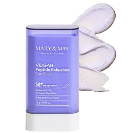MaryMay Vegan Peptide Bakuchiol Sun Stick SPF50 PA 0.63 oz  18g  Aging Control, Bakuchiol, 25 types peptide, Sebum Care, Matte finish, Korean...      