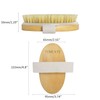 Dry Brushing Body Brush Sets Wooden Handle Combined with Medium