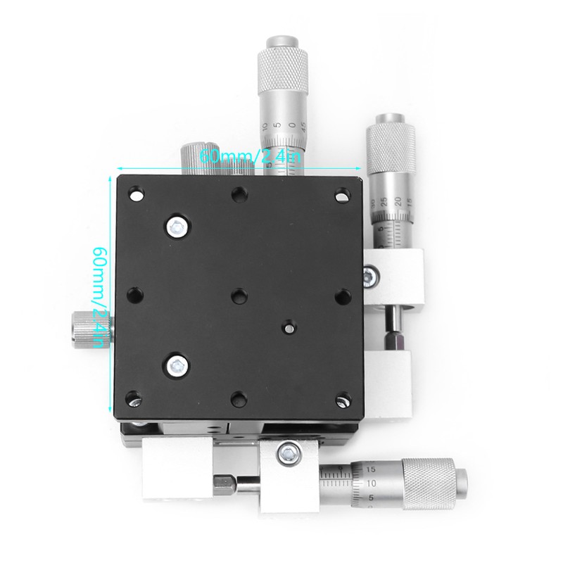 LD60-LM XYZ 3-Axes Manual Linear Stage Trimming Platform Tuning Sliding