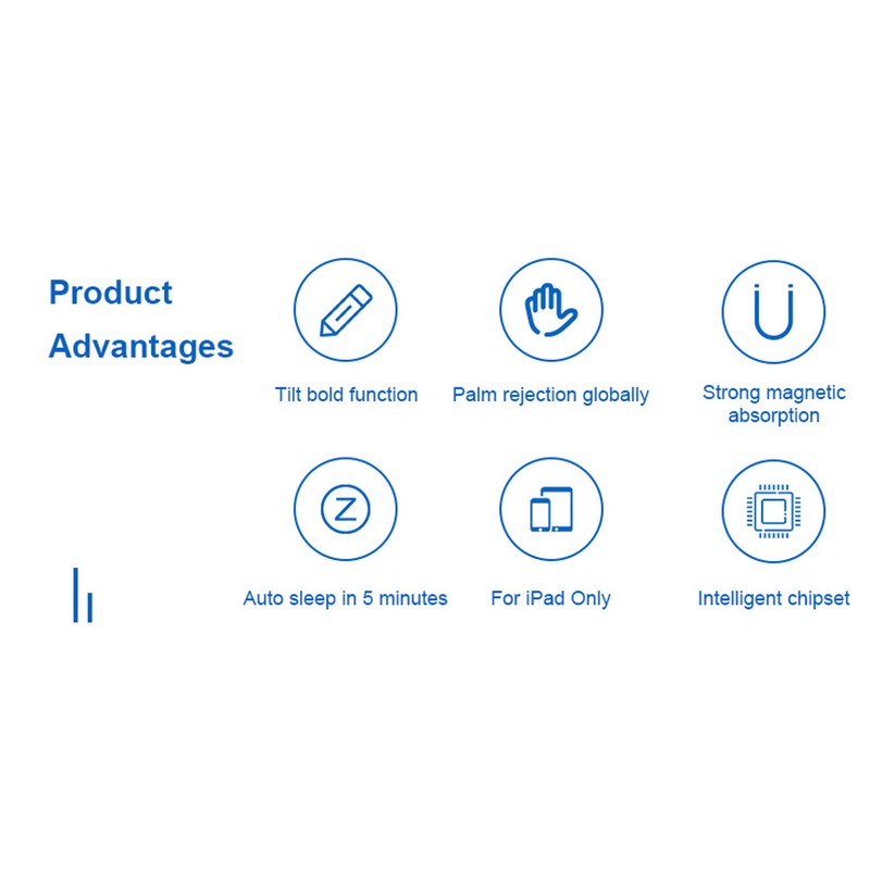 Touch Screen Pen USB Rechargeable Scratch Resistant Bluetooth Tablet Touch