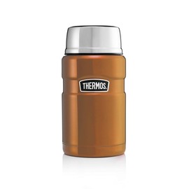 Thermos 170354 Stainless King Food Flask, Copper, 710 ml, 9.4 x 9.4 x 18.3 cm