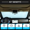 Heutamo Car Windshield Sun Shade Compatible with Land Rover Range
