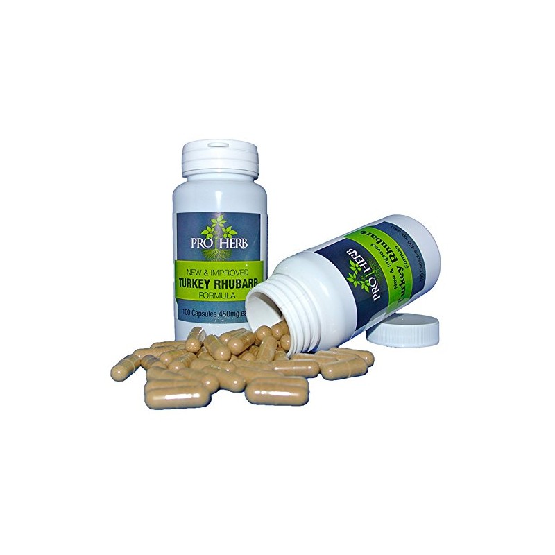 Pro Herb, Turkey Rhubarb 450mg, 100 Capsules
