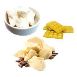 Kit para Elaborar Crema Nutritiva e Hidratante con Manteca de Karité, Cacao y Cera de Abeja Orgánica de Hebbe Cosmetics